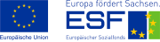 Logo: Europäischer Sozialfond.